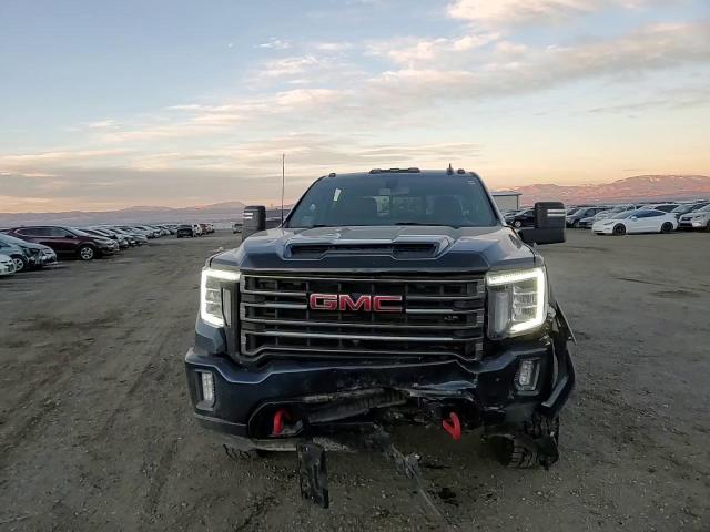 2022 GMC Sierra VIN 1GT49VEY4NF227554 Copart auction photo, front end / minor dent/scratches damage thumbnail 11