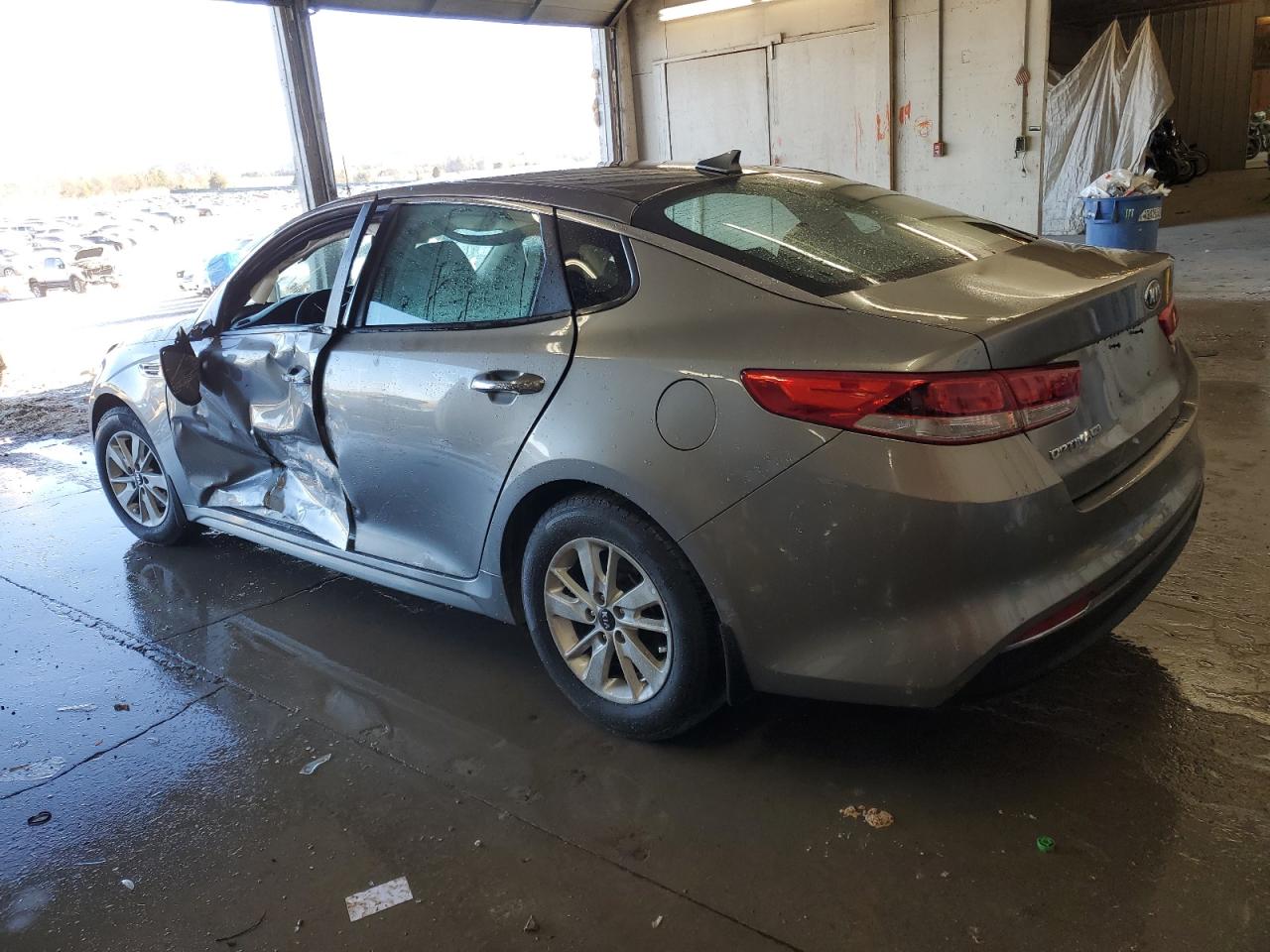 2016 KIA Optima VIN 5XXGT4L30GG023516 Copart auction photo, side damage thumbnail 2