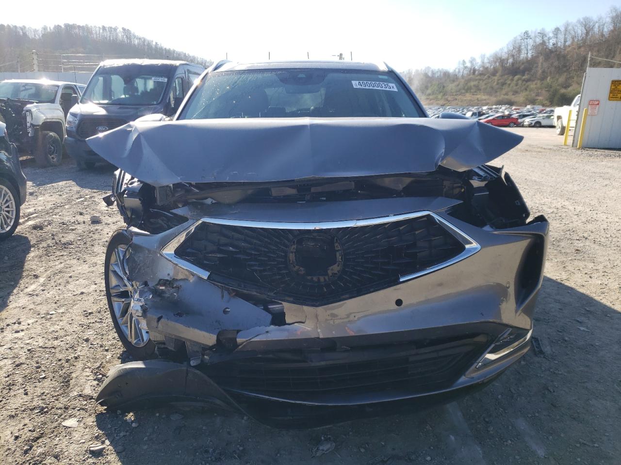 2024 Acura MDX VIN 5J8YE1H80RL023246 Copart auction photo, front end / side damage thumbnail 5