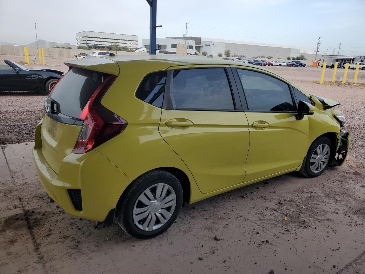 2016 Honda Fit VIN JHMGK5H56GX034370 Copart auction photo, front end damage thumbnail 3