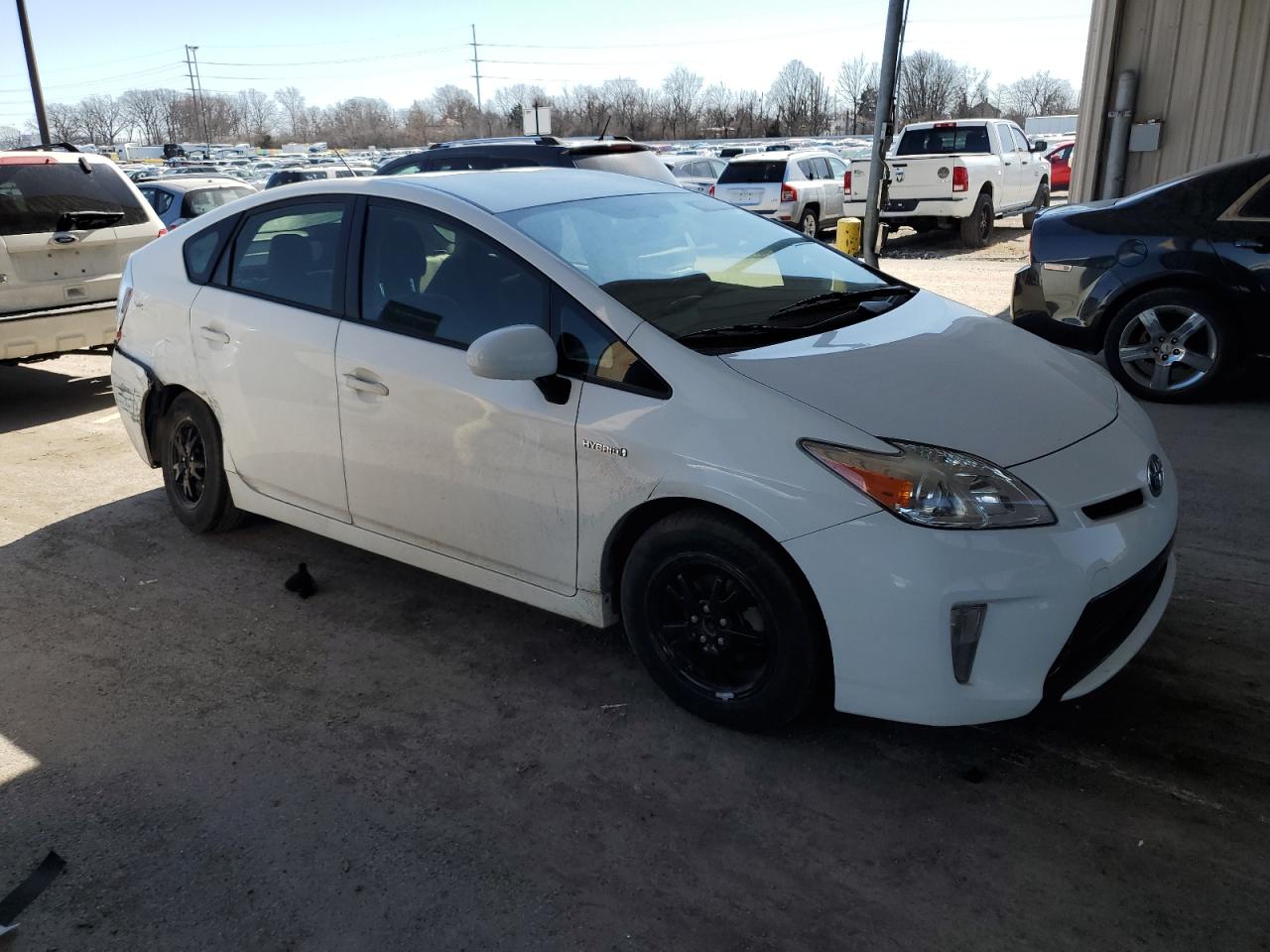 2015 Toyota Prius VIN JTDKN3DU0F1996301 Copart auction photo, rear end / side damage thumbnail 4