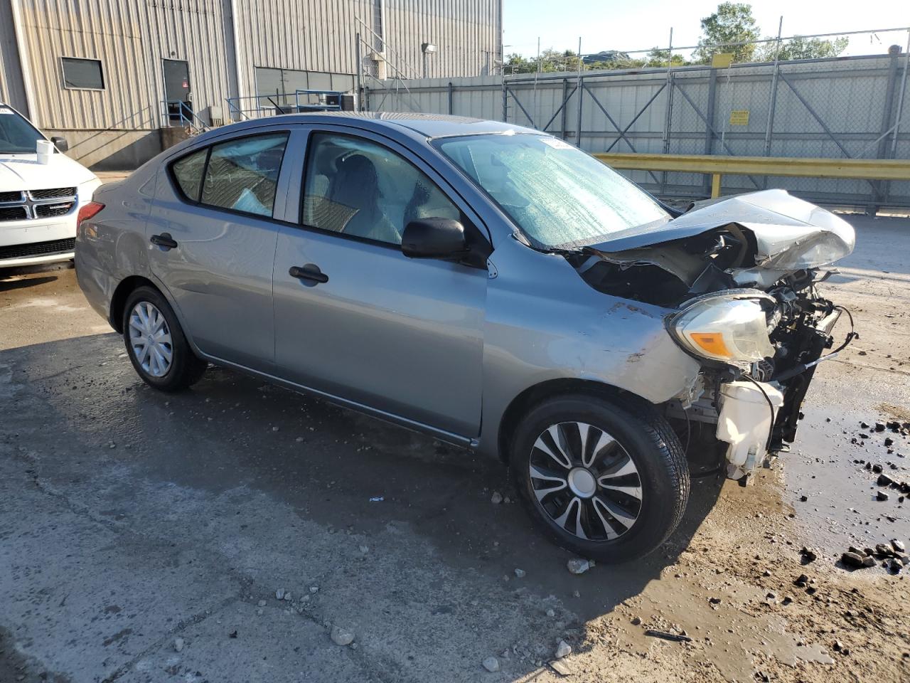 2012 Nissan Versa VIN 3N1CN7APXCL837741 Copart auction photo, front end damage thumbnail 4