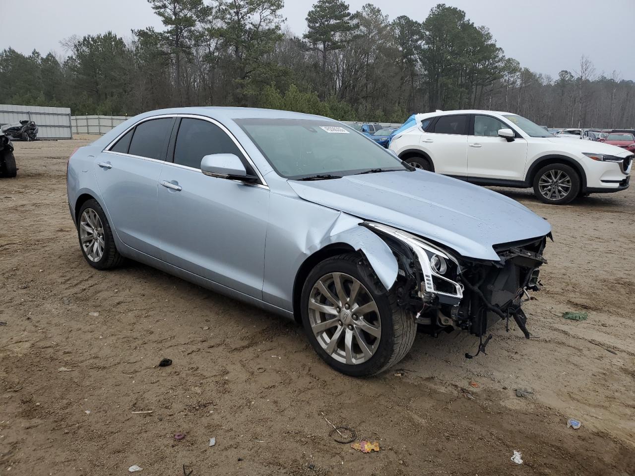 2017 Cadillac ATS VIN 1G6AB5RX8H0157611 Copart auction photo, front end damage thumbnail 4