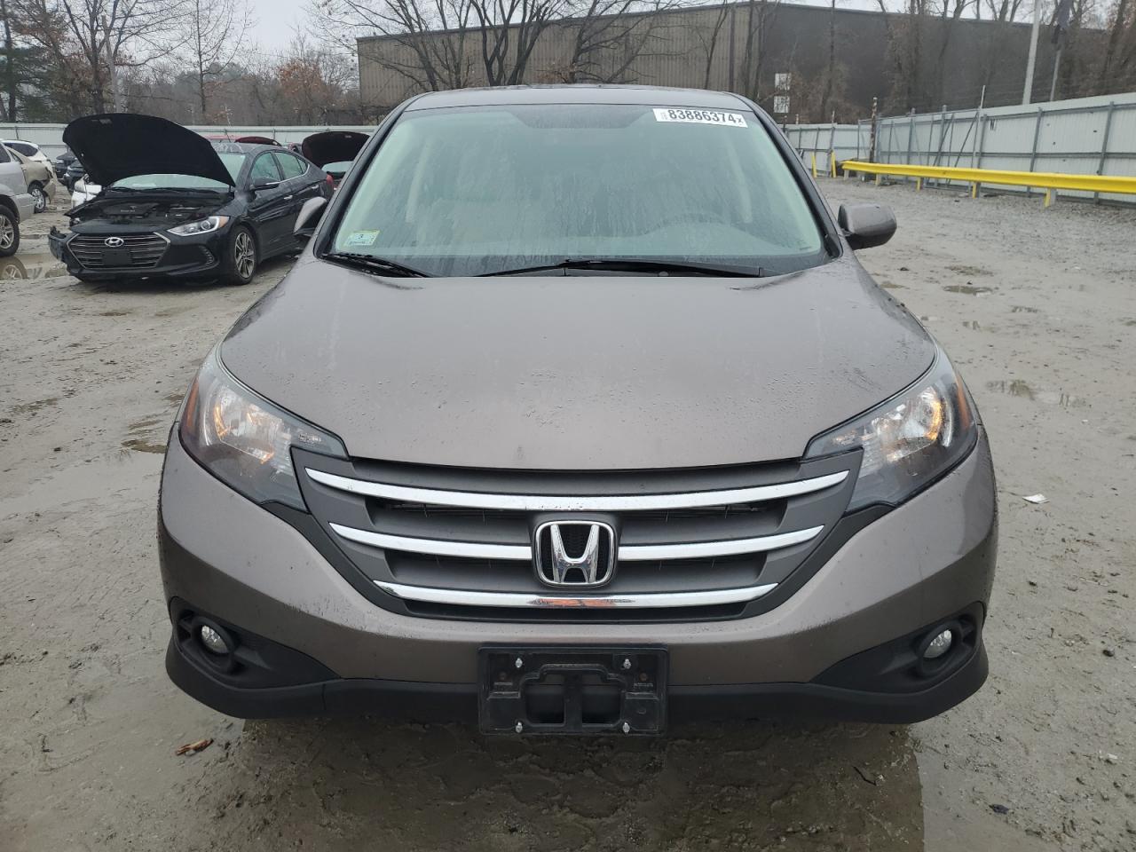 2013 Honda CR-V VIN 5J6RM4H57DL052047 Copart auction photo, side damage thumbnail 5