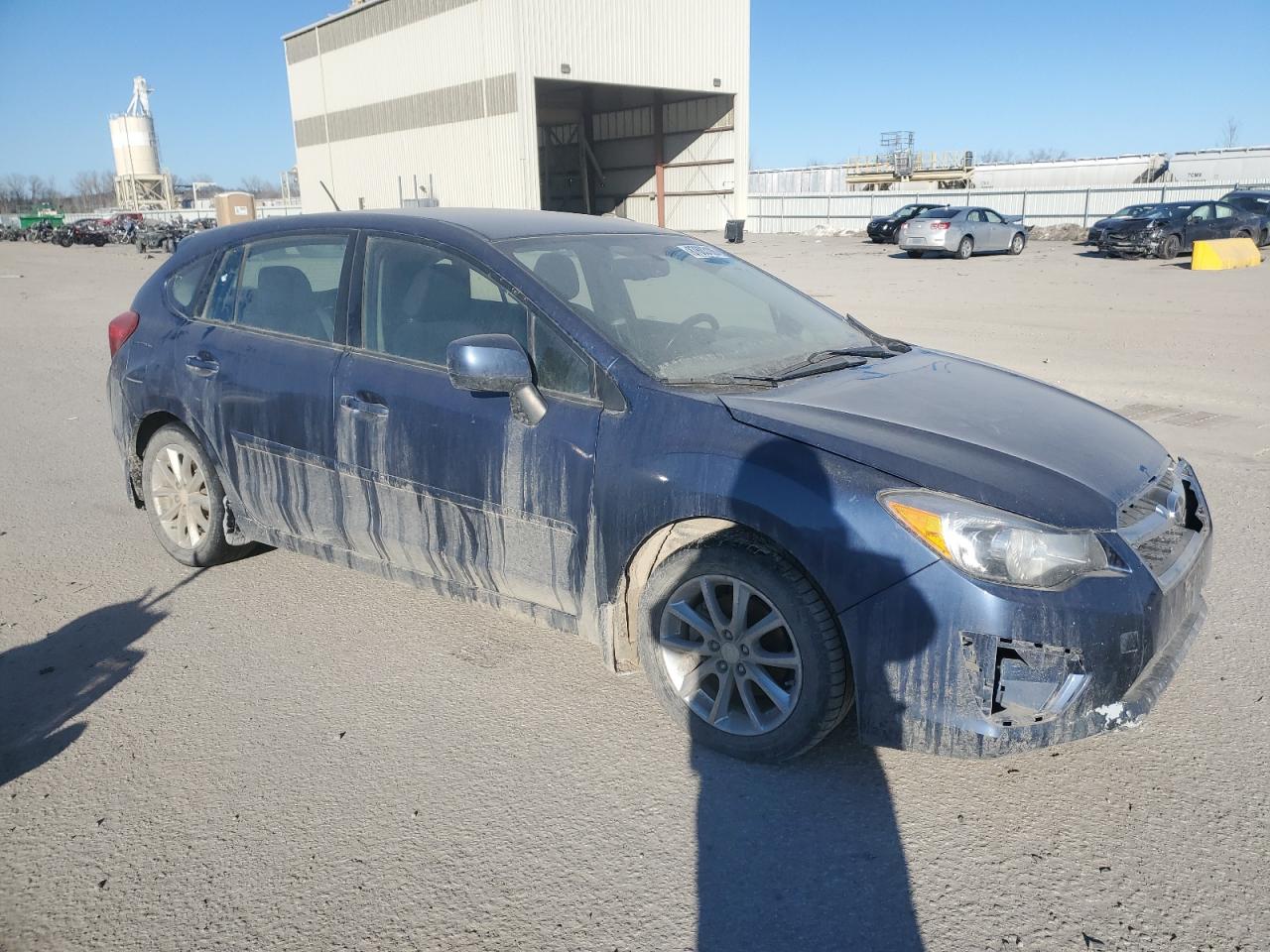 2012 Subaru Impreza VIN JF1GPAC62CH209610 Copart auction photo, front end / side damage thumbnail 4