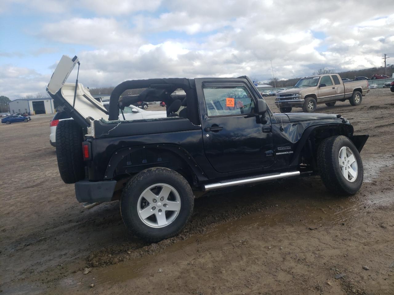 2011 Jeep Wrangler VIN 1J4AA2D13BL550210 Copart auction photo, all over damage thumbnail 3