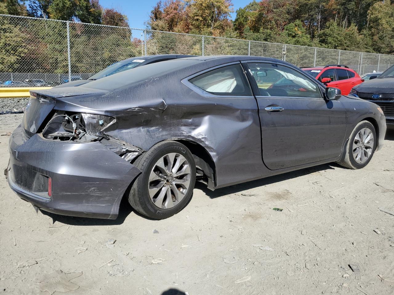 2013 Honda Accord VIN 1HGCT1B72DA022376 Copart auction photo, rear end / side damage thumbnail 3