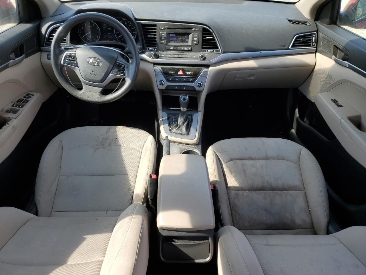 2017 Hyundai Elantra VIN 5NPD74LF6HH200450 Copart auction photo, front end / rear end damage thumbnail 8