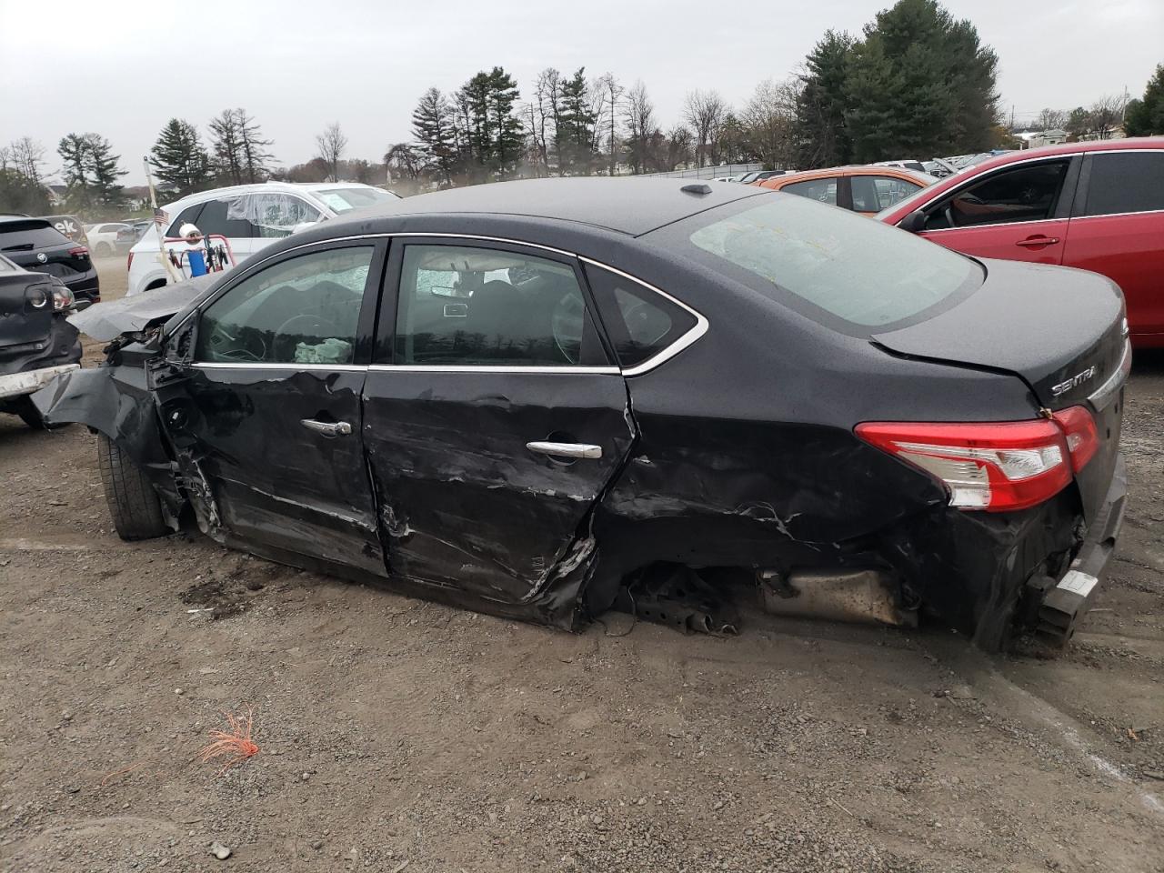 2019 Nissan Sentra VIN 3N1AB7AP9KL624794 Copart auction photo, all over / undercarriage damage thumbnail 2