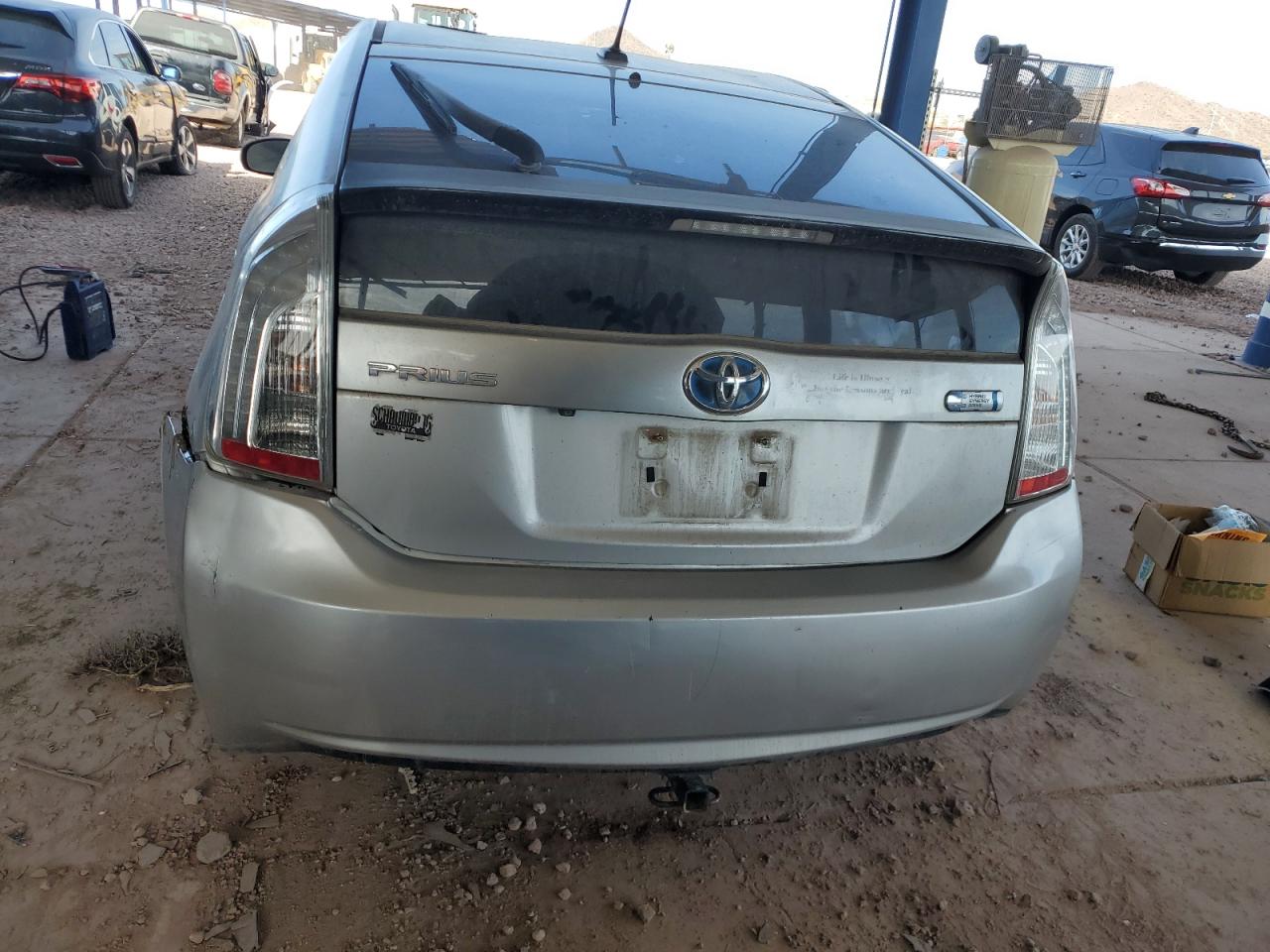 2012 Toyota Prius VIN JTDKN3DPXC3009701 Copart auction photo, front end / side damage thumbnail 6