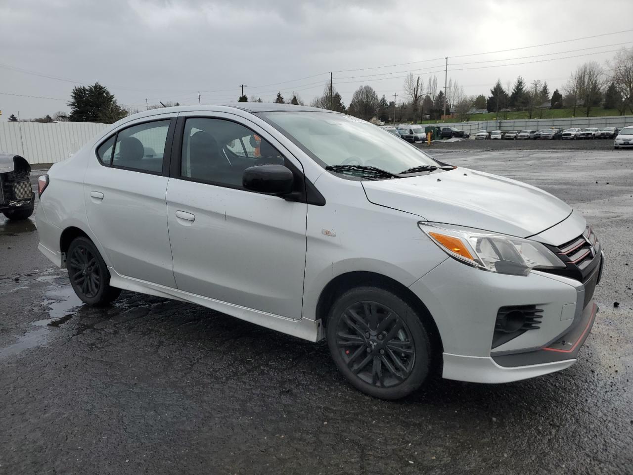 2024 Mitsubishi Mirage VIN ML32FUFJ0RHF06480 Copart auction photo, side damage thumbnail 4