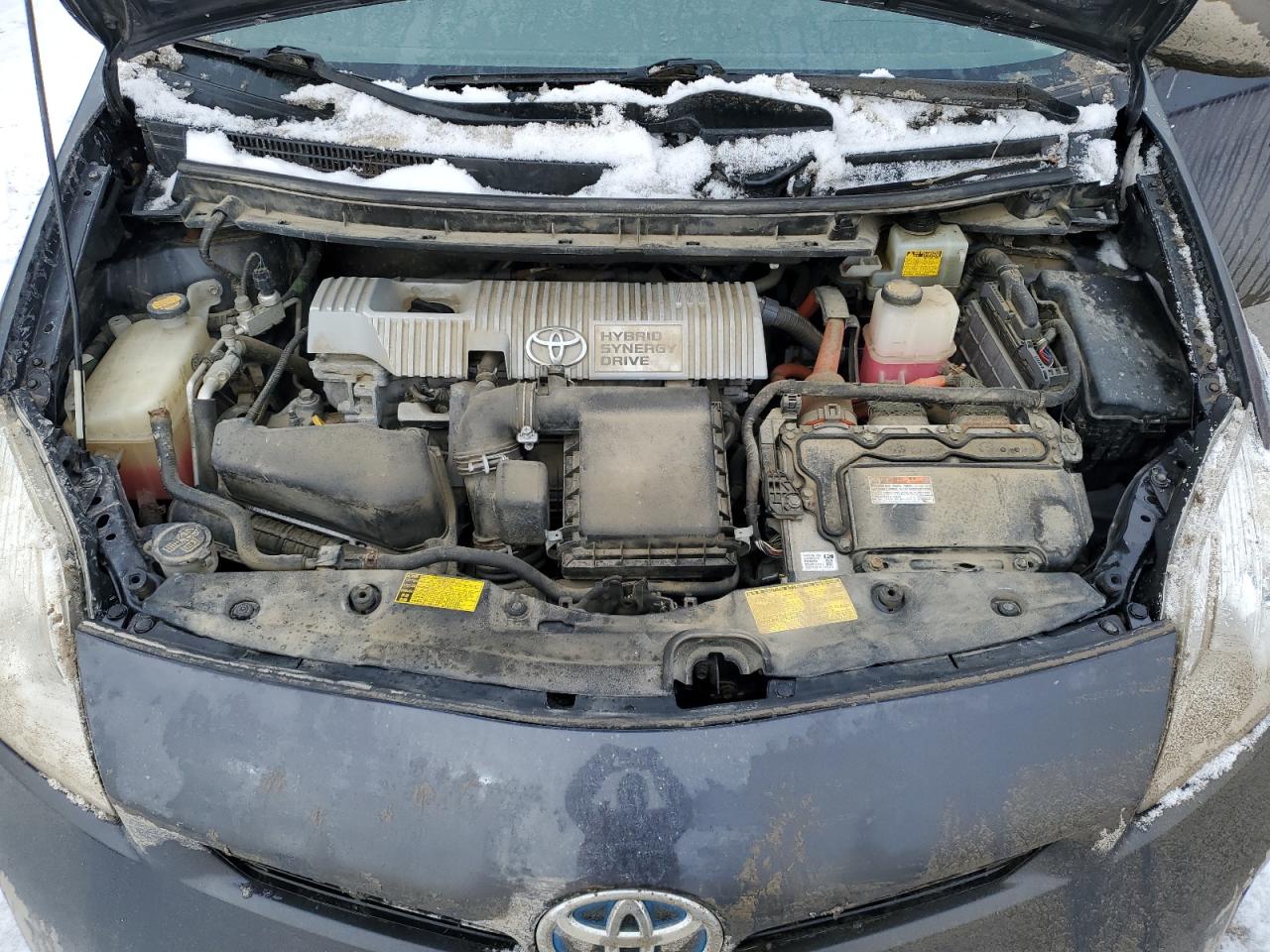 2013 Toyota Prius VIN JTDKN3DU5D1695567 Copart auction photo, front end damage thumbnail 11