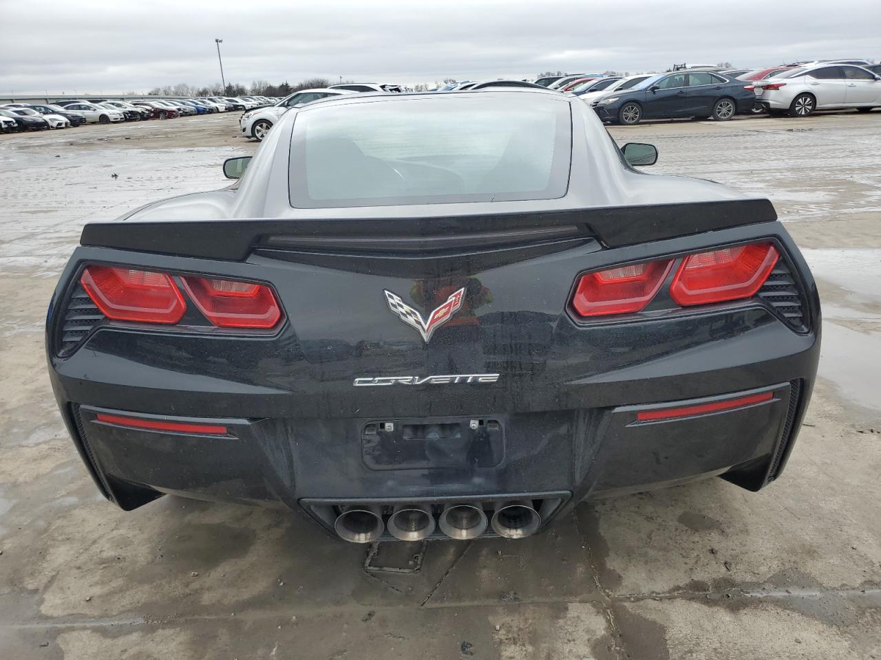 2015 Chevrolet Corvette VIN 1G1YM2D73F5124858 Copart auction photo, vandalism damage thumbnail 6