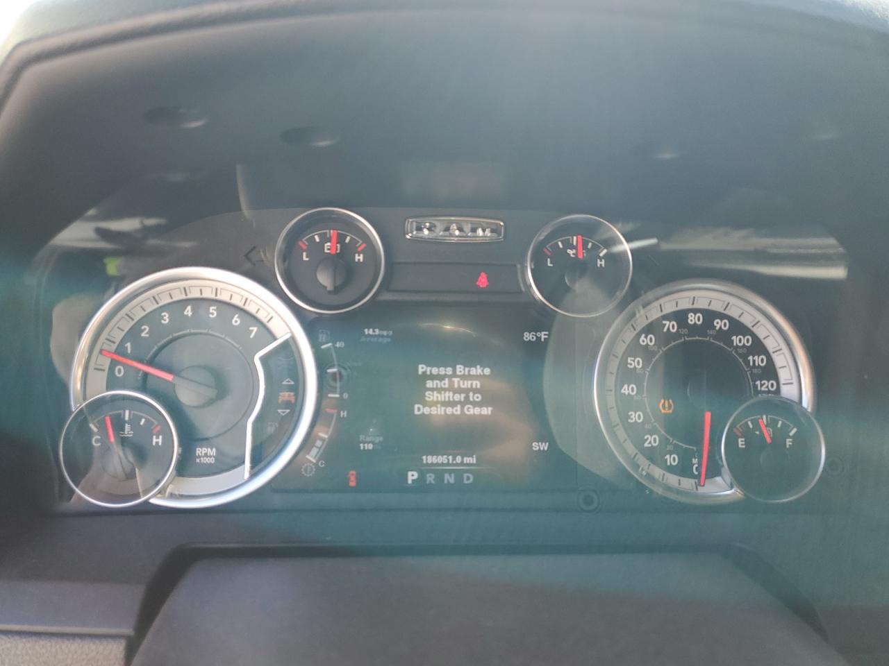 2013 RAM 1500 VIN 1C6RR7NT2DS710530 Copart auction photo, minor dent/scratches damage thumbnail 9