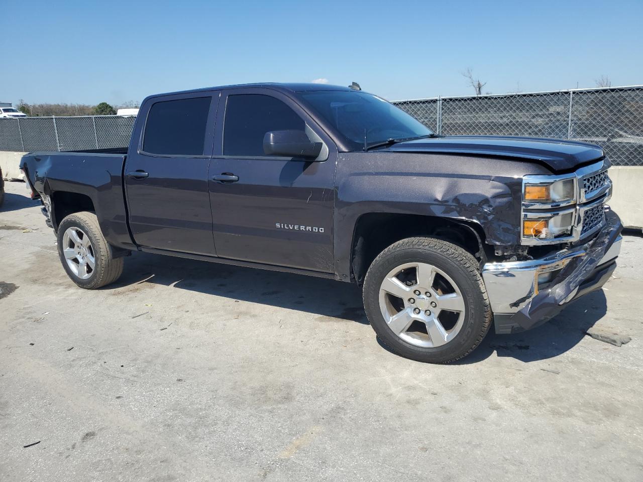 2014 Chevrolet Silverado VIN 3GCPCREC3EG433246 Copart auction photo, rear end / front end damage thumbnail 4