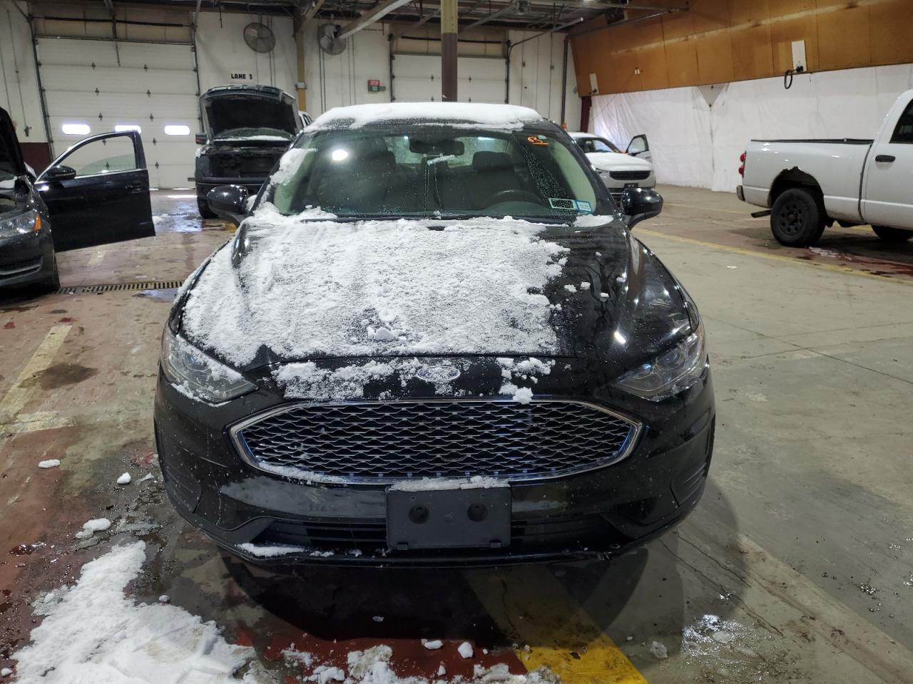 2019 Ford Fusion VIN 3FA6P0LU1KR285420 Copart auction photo, front end / minor dent/scratches damage thumbnail 5