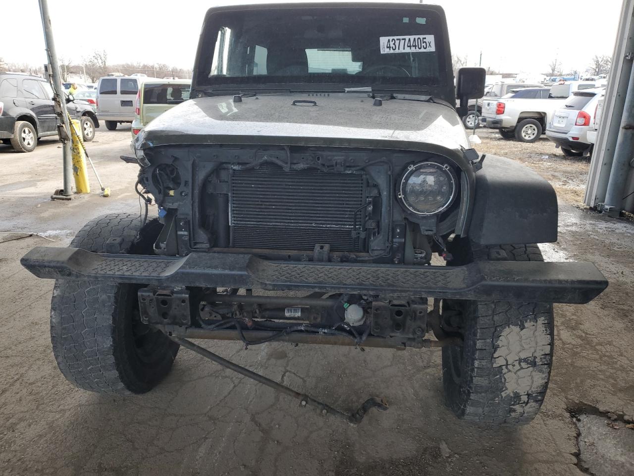 2015 Jeep Wrangler VIN 1C4BJWDG9FL749676 Copart auction photo, front end damage thumbnail 5