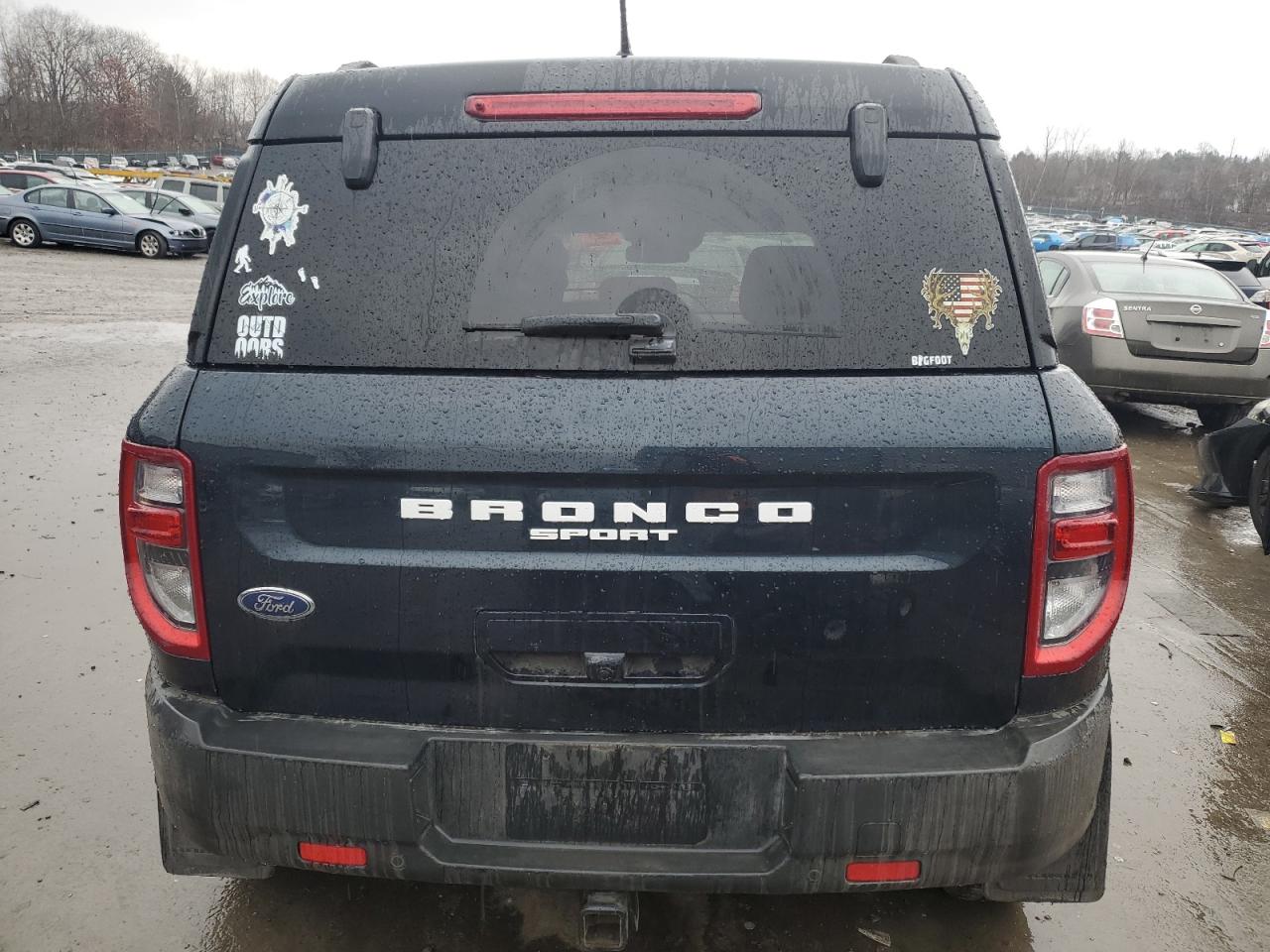 2021 Ford Bronco VIN 3FMCR9C62MRB29916 Copart auction photo, side damage thumbnail 6