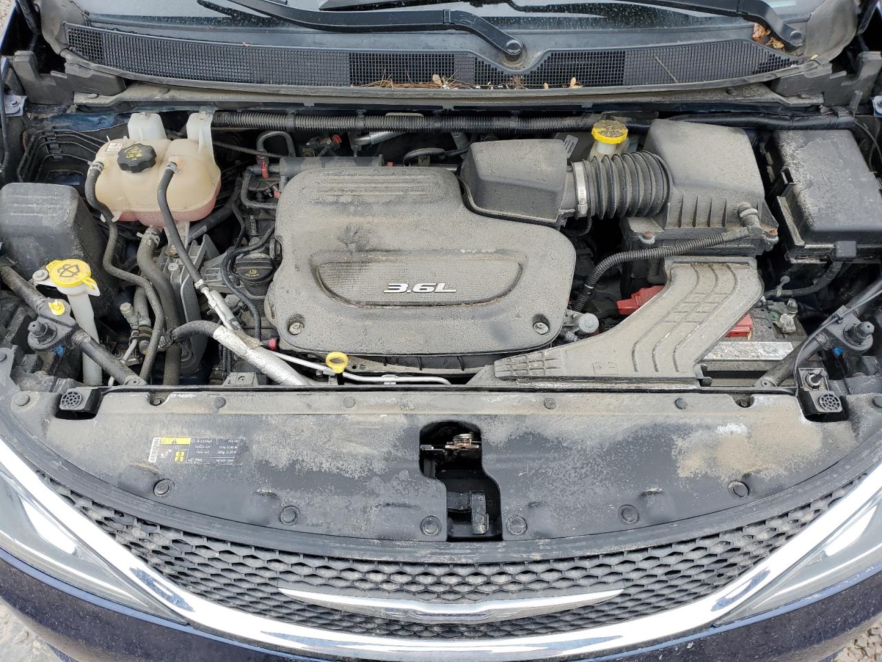 2017 Chrysler Pacifica VIN 2C4RC1BG3HR788191 Copart auction photo, rear end damage thumbnail 12