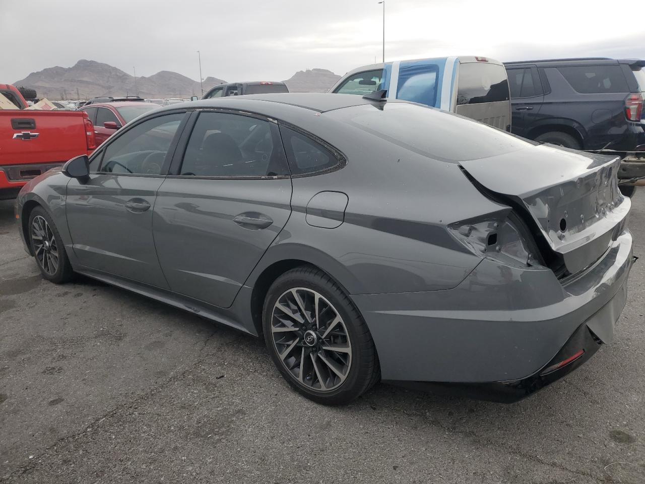 2020 Hyundai Sonata VIN 5NPEJ4J29LH029546 Copart auction photo, rear end damage thumbnail 2