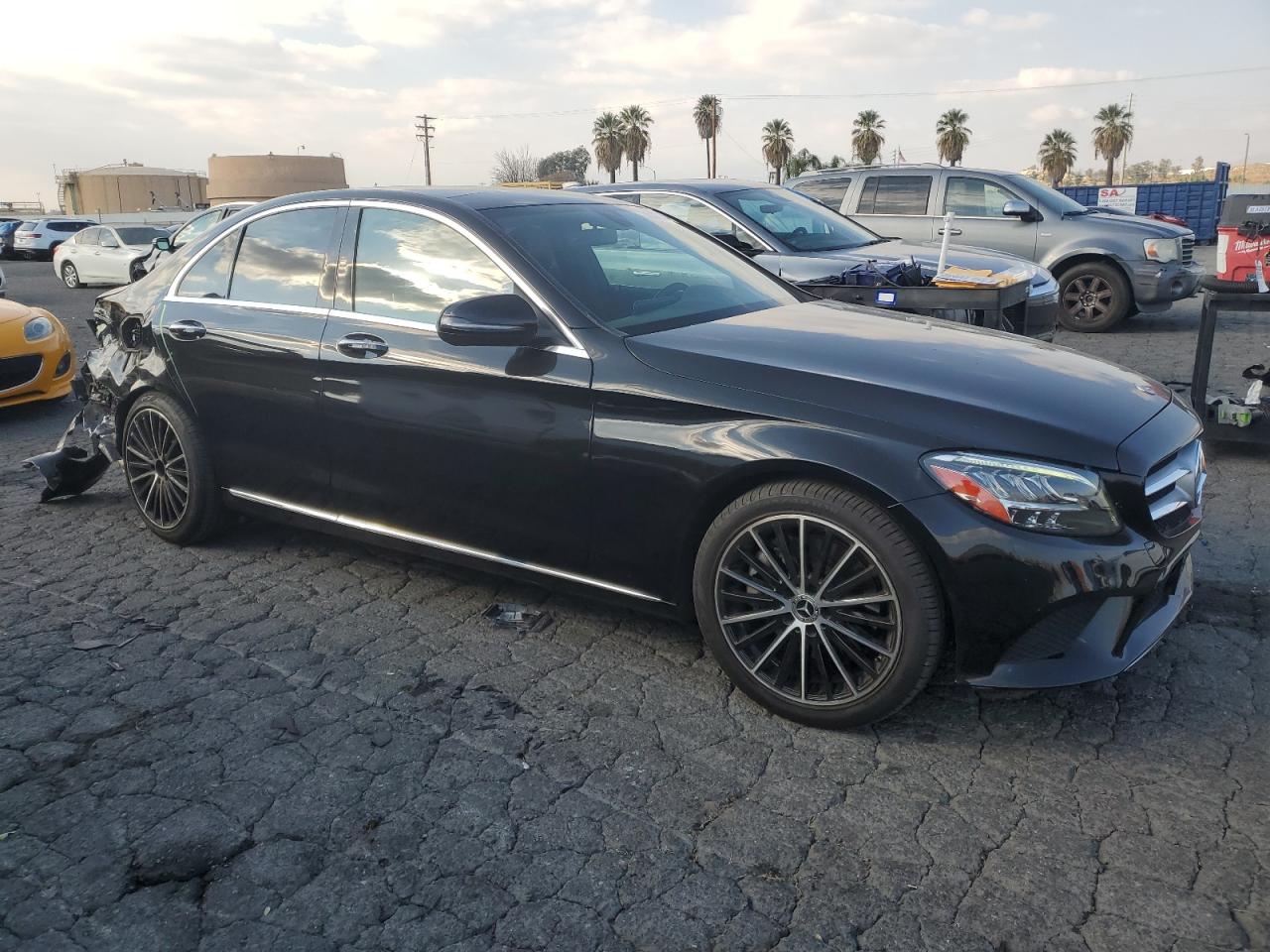 2021 Mercedes-Benz C-klasse VIN W1KWF8DB2MR643105 Copart auction photo, rear end damage thumbnail 4