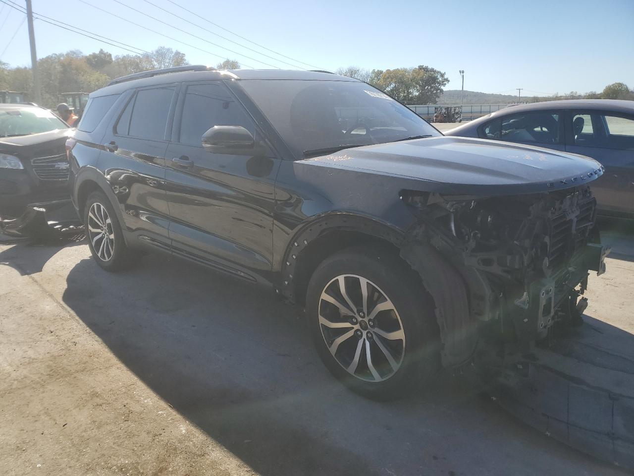2020 Ford Explorer VIN 1FM5K8GC9LGB34494 Copart auction photo, front end damage thumbnail 4