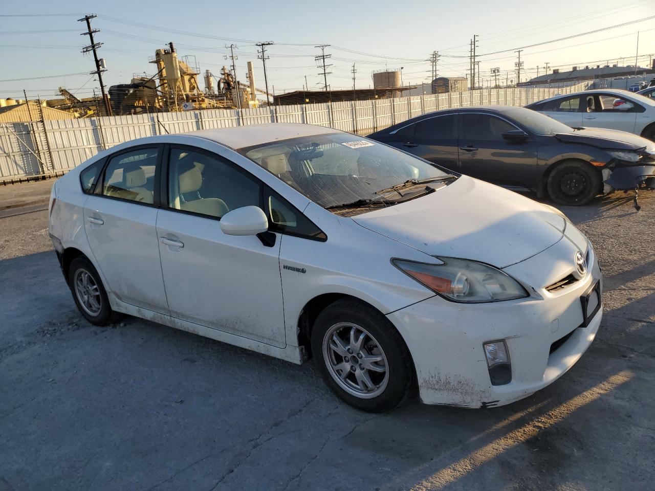 2011 Toyota Prius VIN JTDKN3DU0B0255274 Copart auction photo, rear end damage thumbnail 4