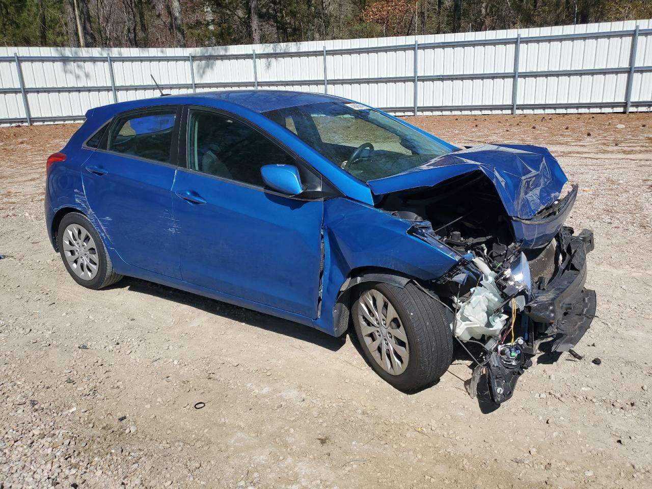 2017 Hyundai Elantra VIN KMHD35LH9HU357913 Copart auction photo, front end / rear end damage thumbnail 4