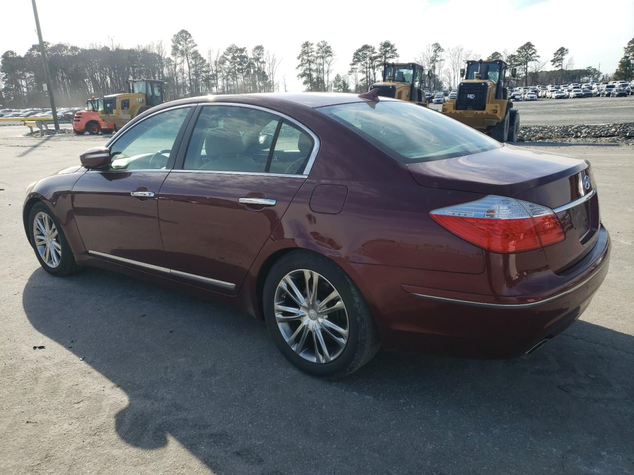 2011 Hyundai Genesis VIN KMHGC4DF2BU120661 Copart auction photo, all over damage thumbnail 2