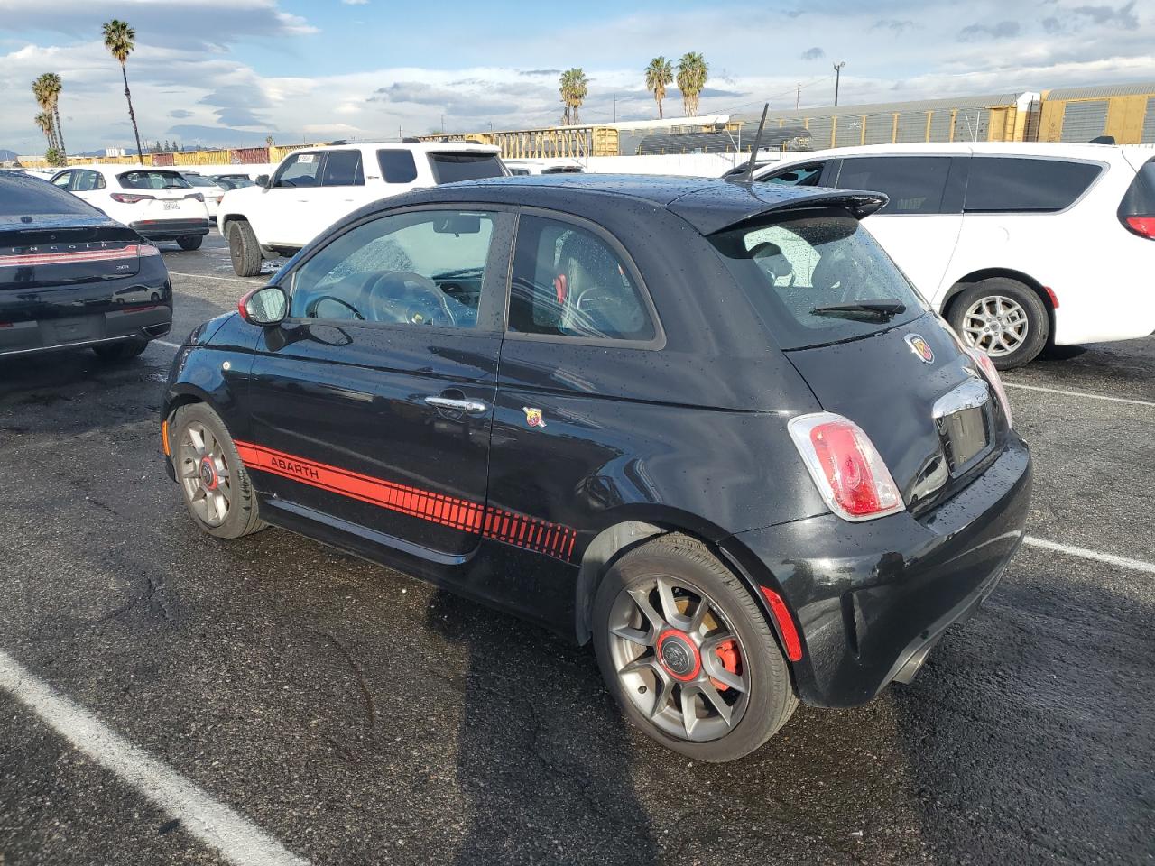 2012 Fiat 500 VIN 3C3CFFFH3CT380801 Copart auction photo, minor dent/scratches damage thumbnail 2
