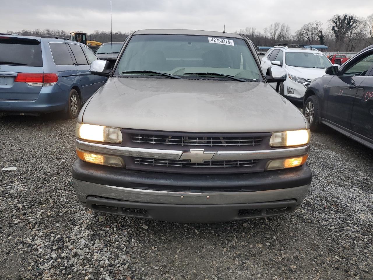 2002 Chevrolet Silverado VIN 2GCEC19T021350316 Copart auction photo, side damage thumbnail 5