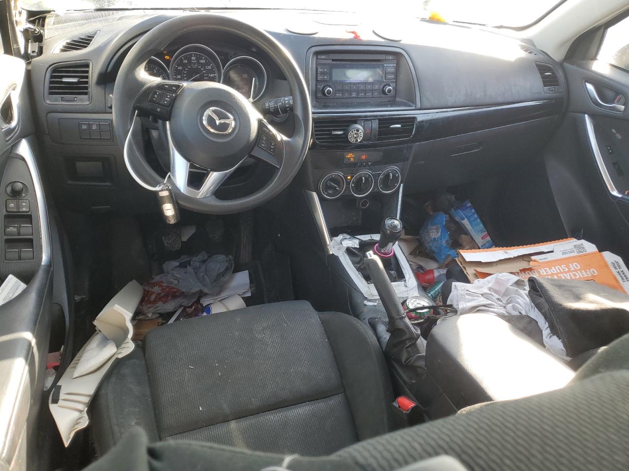 2014 Mazda CX-5 VIN JM3KE2BE7E0411389 Copart auction photo, all over damage thumbnail 8