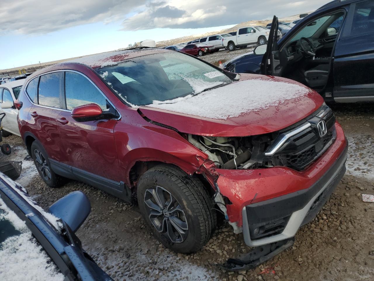 2020 Honda CR-V VIN 5J6RW2H85LL015411 Copart auction photo, front end damage thumbnail 4