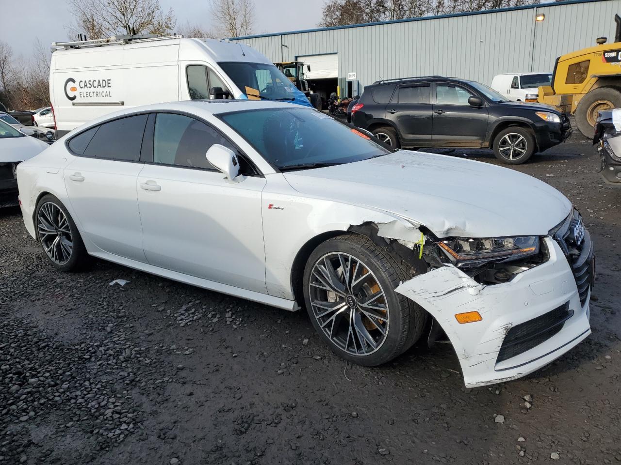 2016 Audi A7 VIN WAUWGAFCXGN160698 Copart auction photo, vandalism / front end damage thumbnail 4