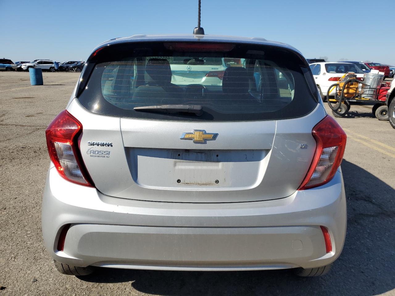 2021 Chevrolet Spark VIN KL8CD6SA1MC742995 Copart auction photo, front end / side damage thumbnail 6