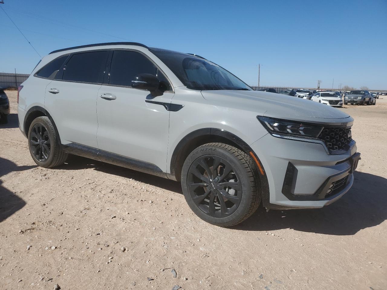 2022 KIA Sorento VIN 5XYRK4LF4NG125741 Copart auction photo, front end / rear end damage thumbnail 4