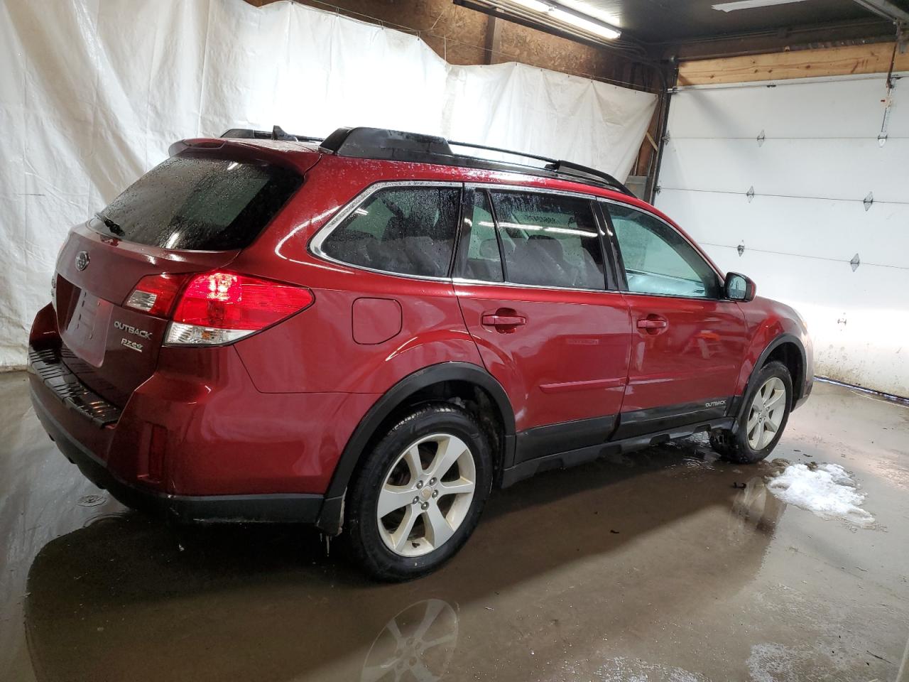 2014 Subaru Outback VIN 4S4BRBDC3E3306366 Copart auction photo, front end / side damage thumbnail 3