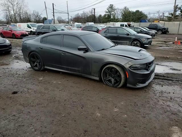 2019 Dodge Charger VIN 2C3CDXGJ1KH604636 Copart auction photo, front end / rear end damage thumbnail 11