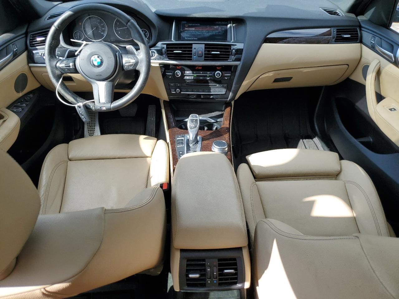2017 BMW X3 VIN 5UXWX9C38H0W79350 Copart auction photo, front end damage thumbnail 8