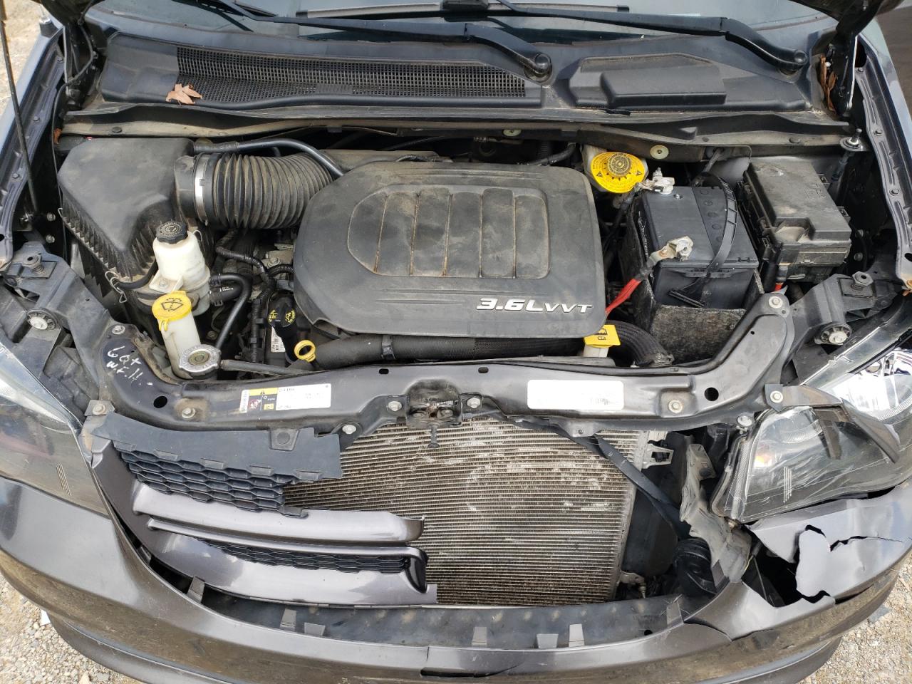 2017 Dodge Caravan VIN 2C4RDGEG8HR711442 Copart auction photo, front end / side damage thumbnail 12