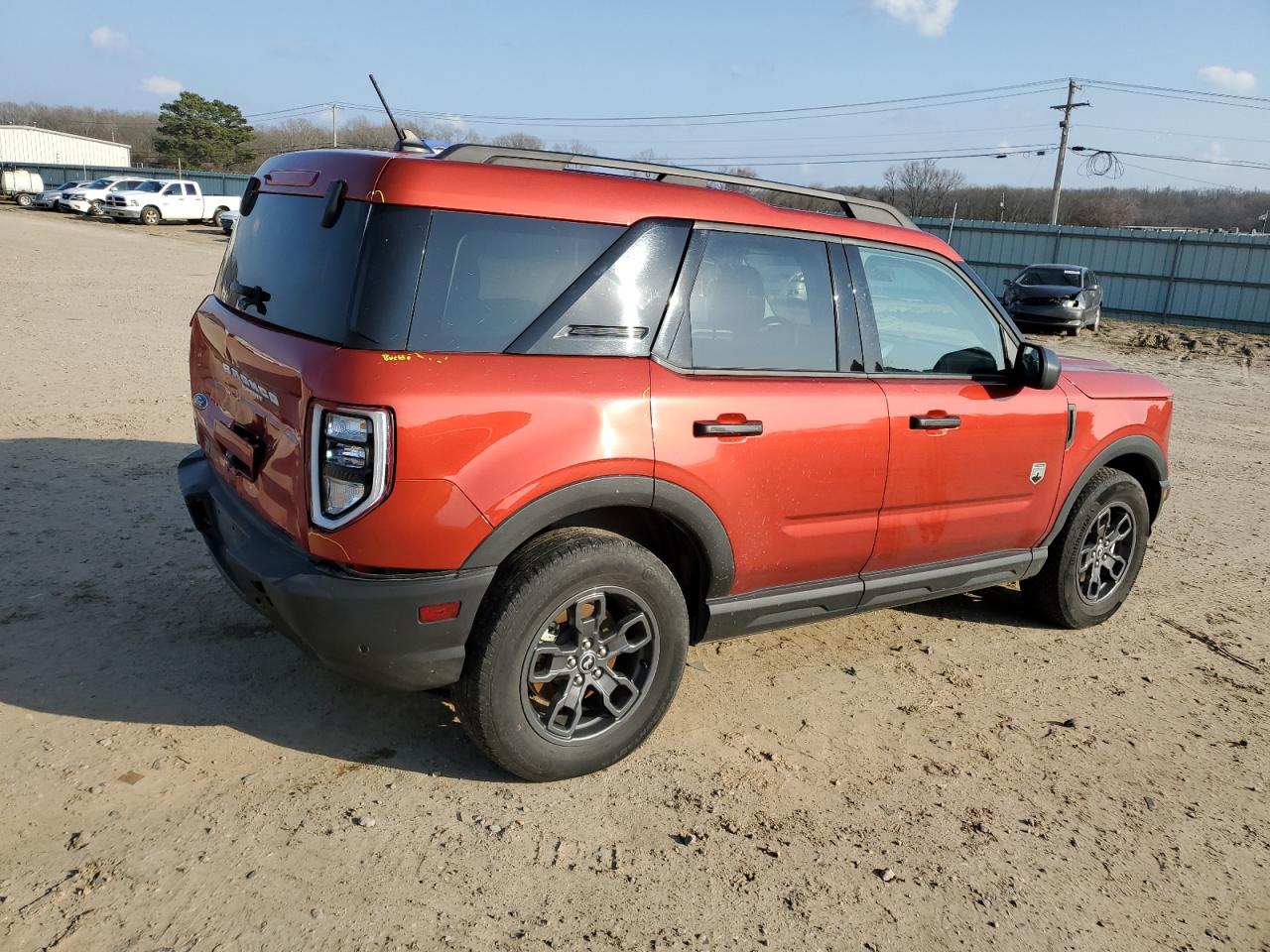 2023 Ford Bronco VIN 3FMCR9B69PRD70815 Copart auction photo, rear end / side damage thumbnail 3