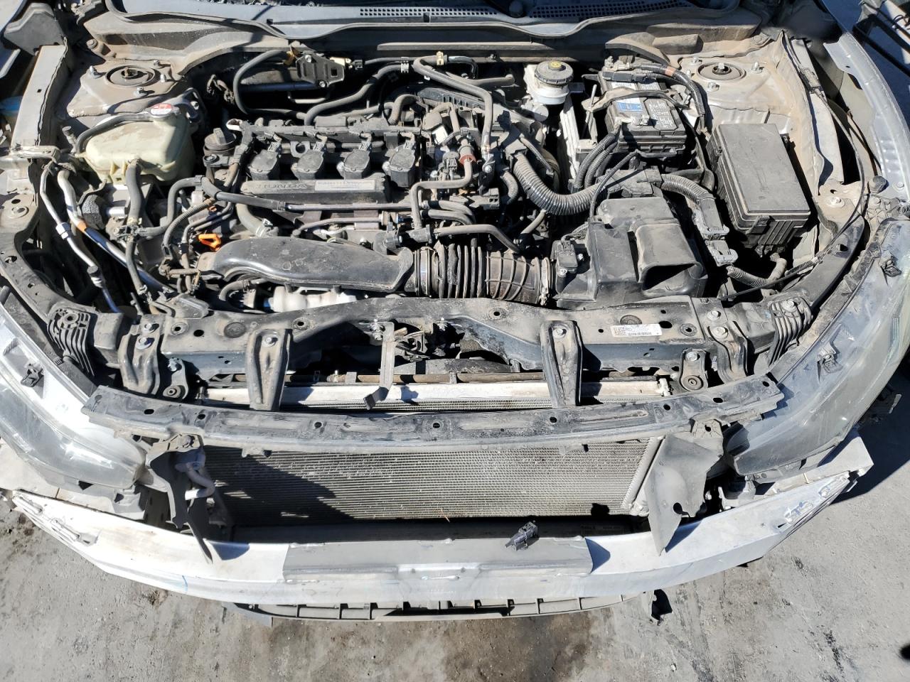 2017 Honda Civic VIN 19XFC1F36HE007983 Copart auction photo, front end damage thumbnail 11