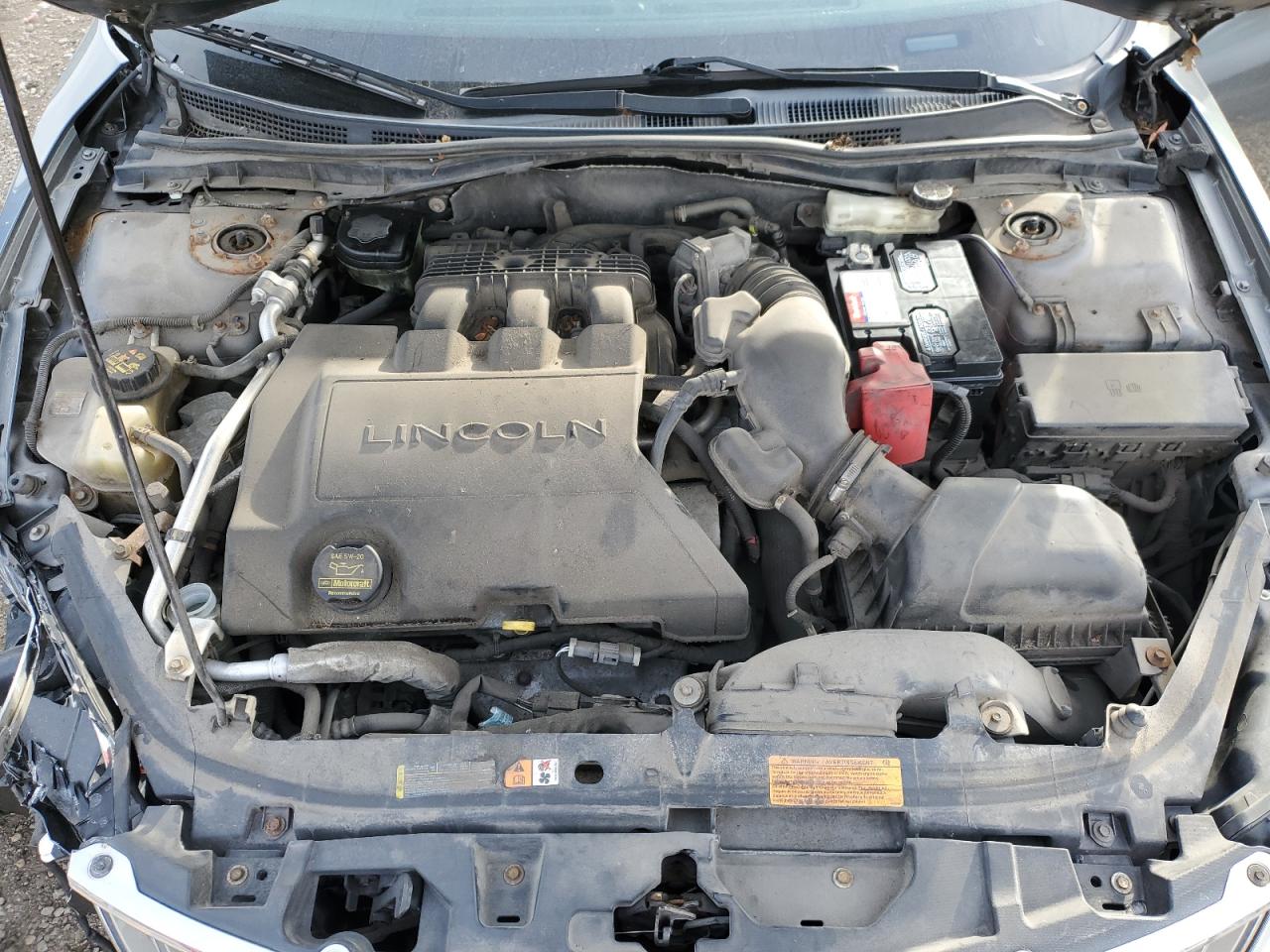2010 Lincoln MKZ VIN 3LNHL2JC9AR650943 Copart auction photo, front end / side damage thumbnail 11