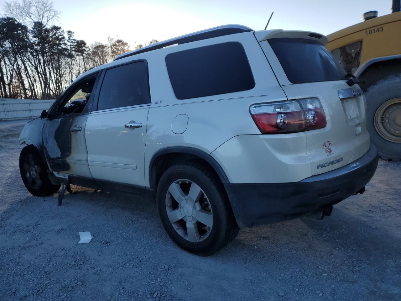 2008 GMC Acadia VIN 1GKER23718J299279 Copart auction photo, burn / front end damage thumbnail 2