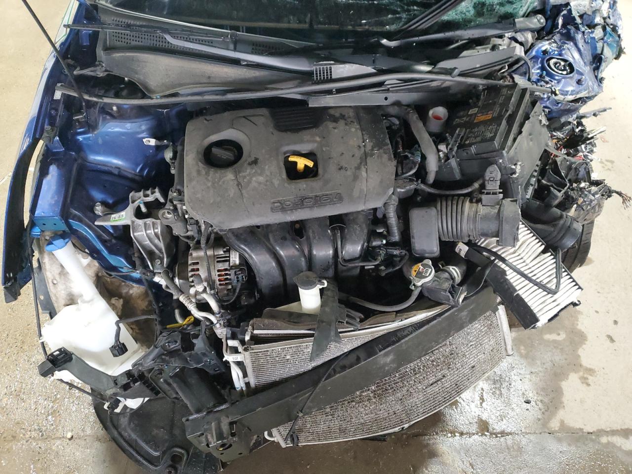 2022 KIA Forte VIN 3KPF24AD1NE473191 Copart auction photo, all over damage thumbnail 12