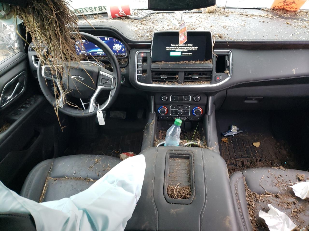 2023 Chevrolet Tahoe VIN 1GNSKPKD0PR240321 Copart auction photo, all over damage thumbnail 8