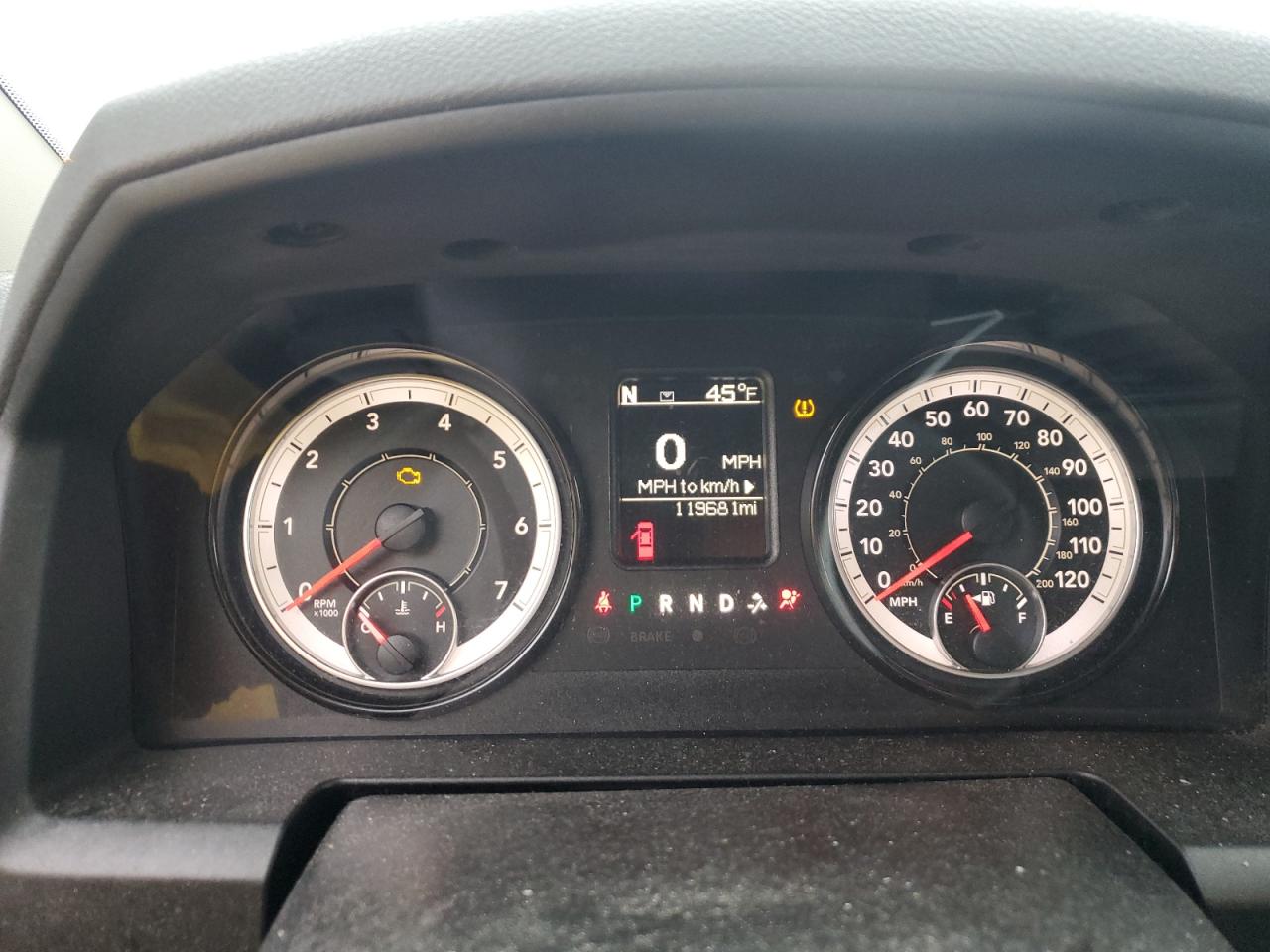 2019 RAM 1500 VIN 1C6RR6TT8KS512299 Copart auction photo, front end damage thumbnail 9