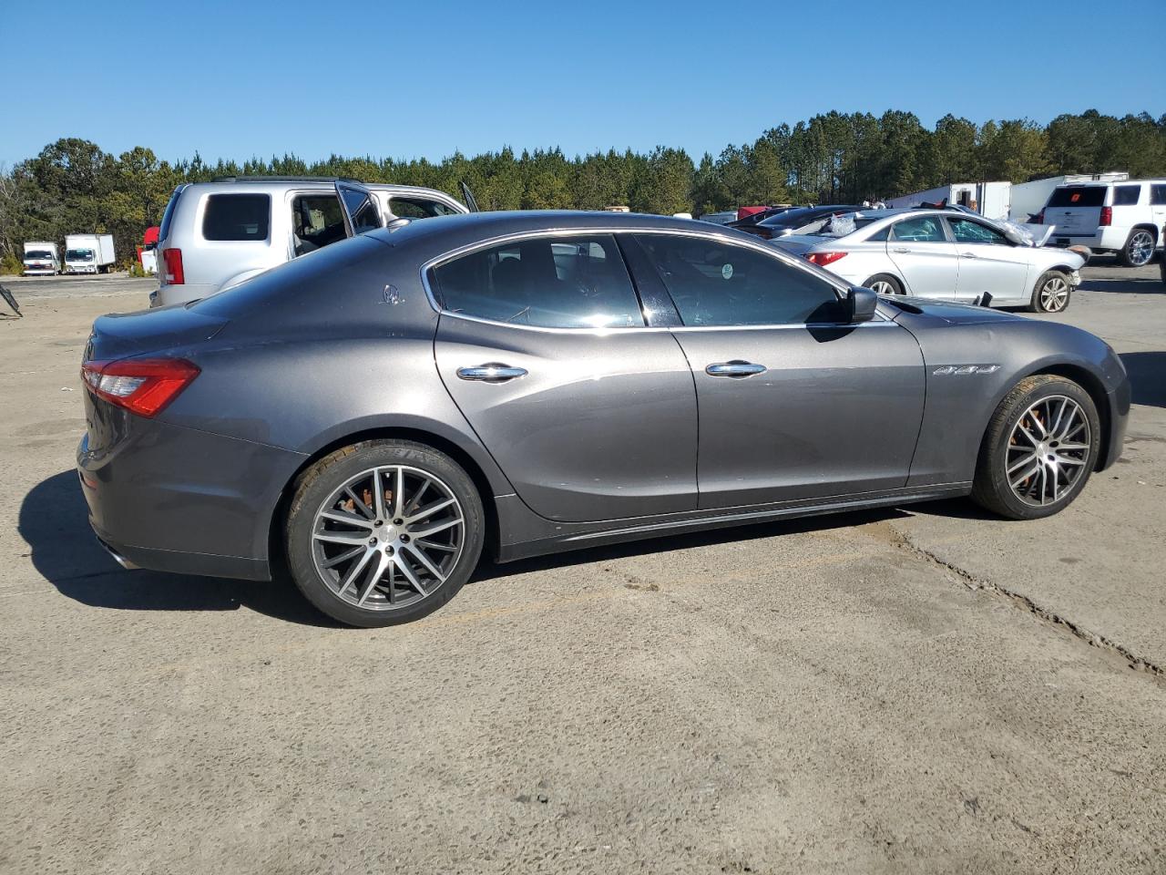 2014 Maserati Ghibli VIN ZAM57XSA2E1094184 Copart auction photo, mechanical damage thumbnail 3