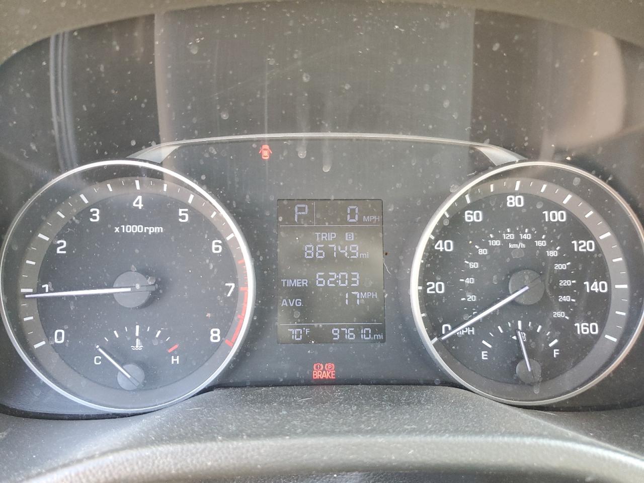 2017 Hyundai Elantra VIN 5NPD74LF5HH164458 Copart auction photo, side damage thumbnail 9