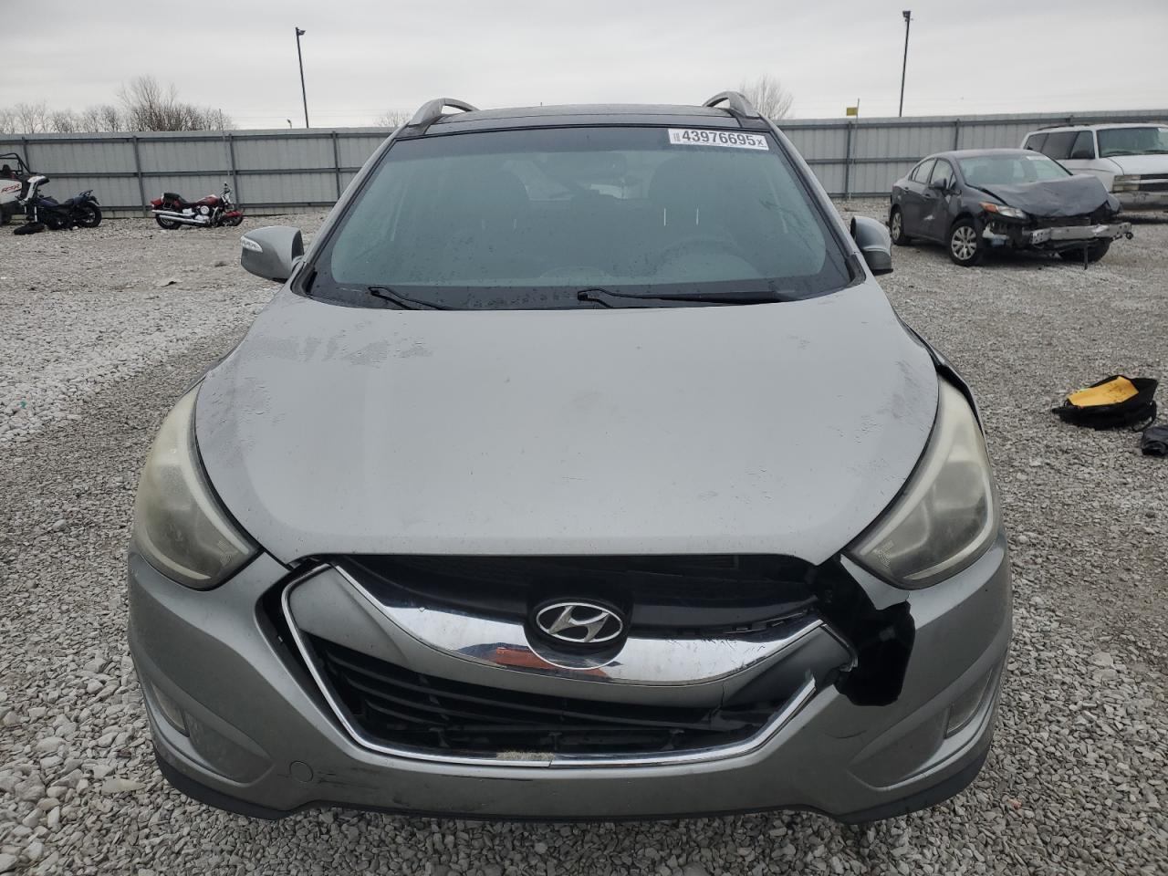 2015 Hyundai Tucson VIN KM8JU3AG4FU027981 Copart auction photo, front end damage thumbnail 5